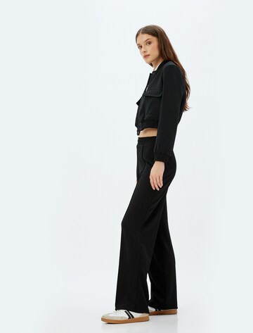 Koton Wide leg Trousers in Black