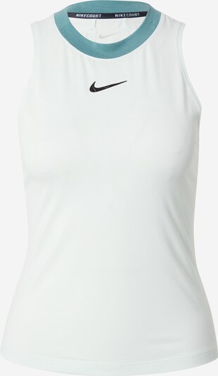 Sport top NIKE pe verde petrol / negru / alb murdar, Vizualizare produs