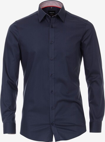 VENTI Button Up Shirt in Blue: front