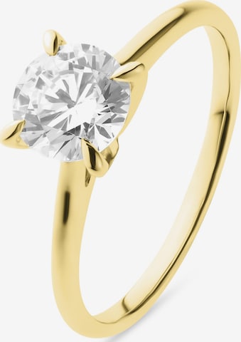 CHRIST Ring in Gelb: Vorderseite