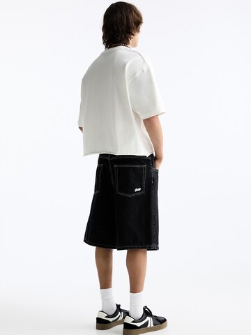 Pull&Bear Loosefit Shorts in Schwarz