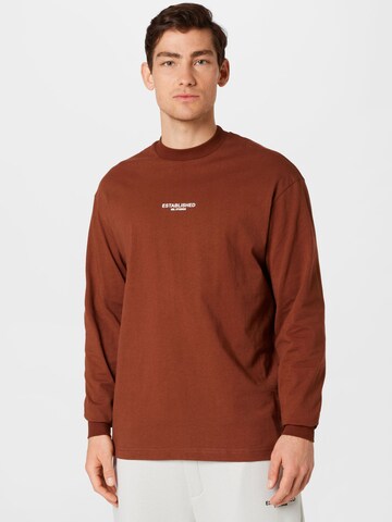 T-Shirt BURTON MENSWEAR LONDON en marron : devant