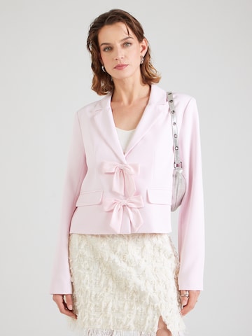 Blazer 'PCTIGERLILI' PIECES en rose : devant