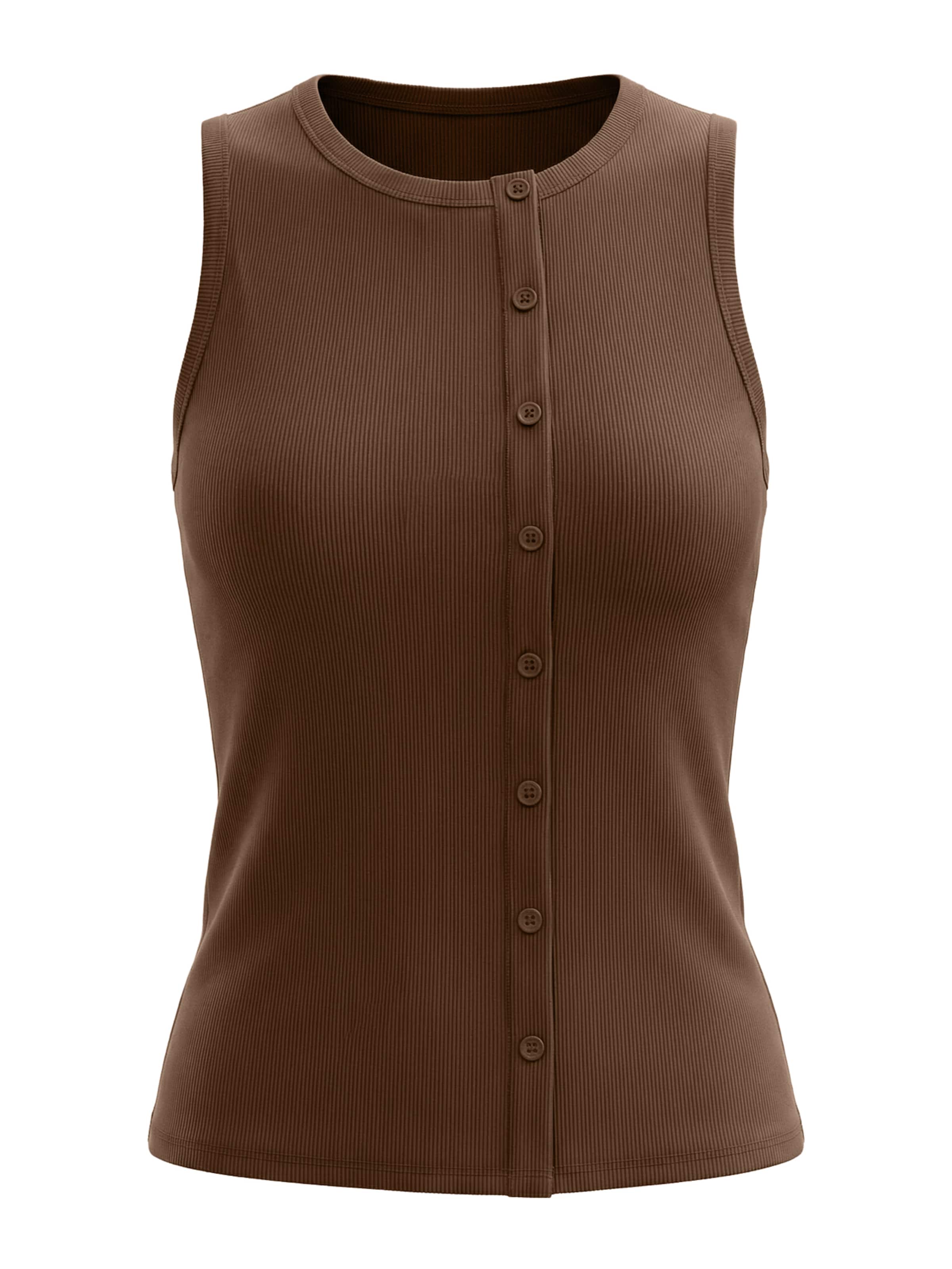 Imily Bela Топ в кафяво: отпред