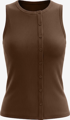 Imily Bela Топ в кафяво: отпред