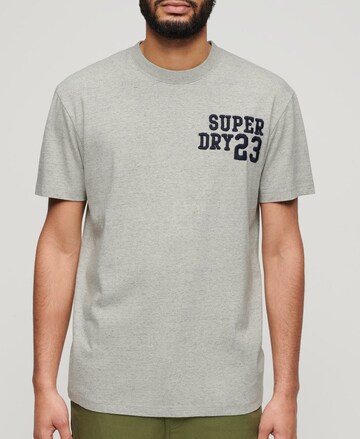 T-Shirt 'Superstate Athletic' Superdry en gris