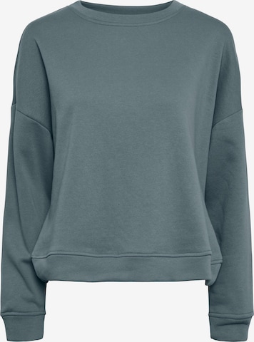 Pieces Petite Sweatshirt 'Chilli' in Grey: front