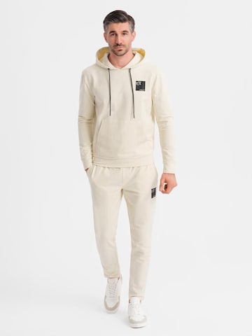 Ombre Hausanzug in Beige: Vorderseite