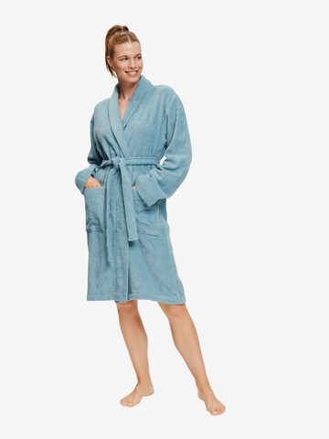 ESPRIT Short Bathrobe in Blue