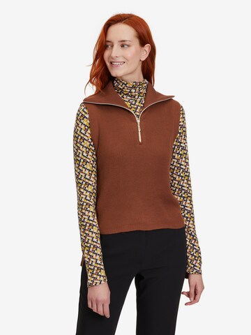 Pull-over Betty Barclay en marron : devant