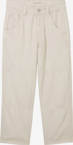 TOM TAILOR Loose fit Jeans in Beige: front