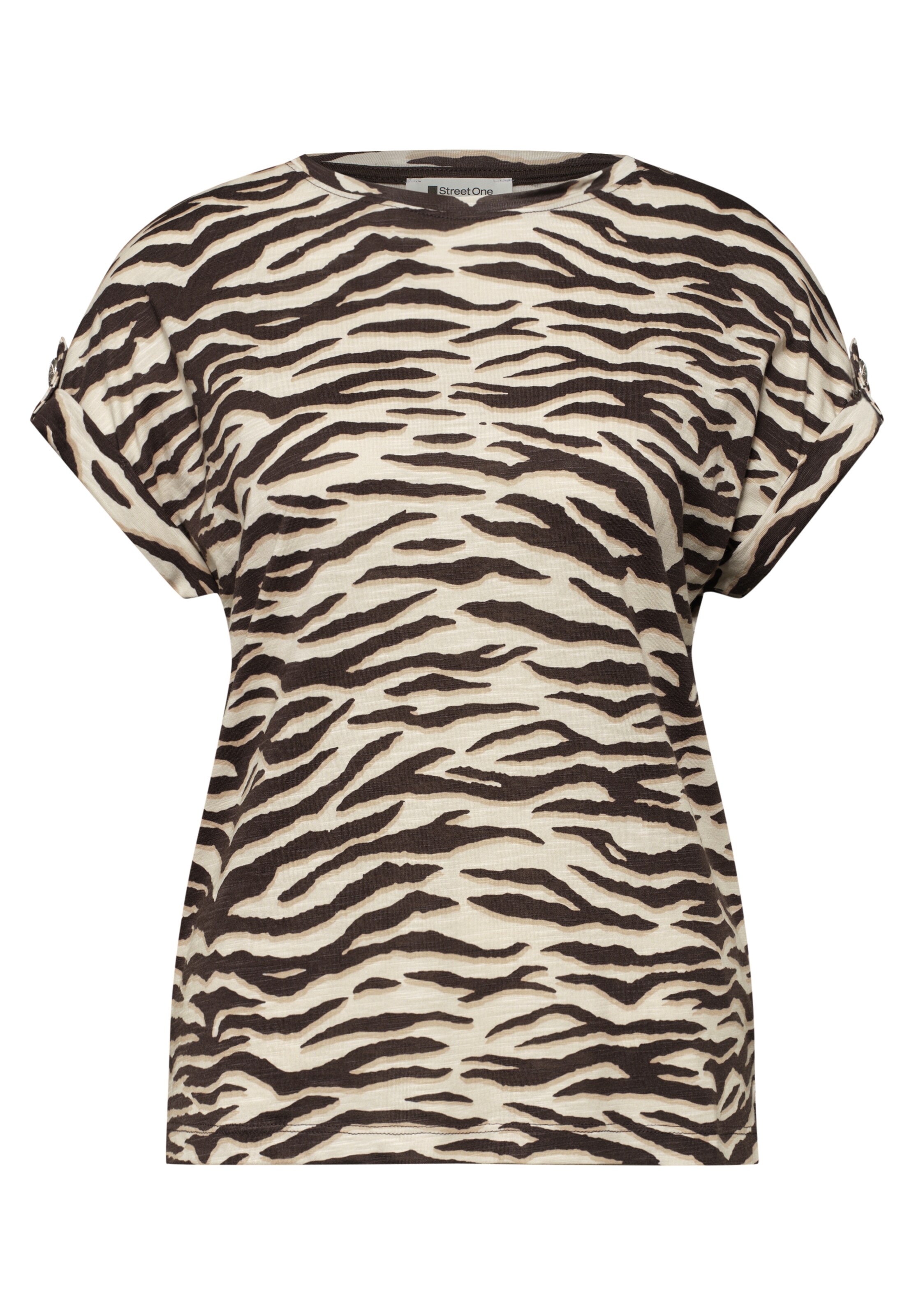 STREET ONE Shirt in Beige: front