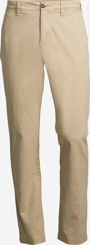 Pantalon chino AÉROPOSTALE en beige : devant