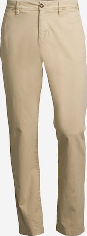 Pantalon chino AÉROPOSTALE en beige : devant