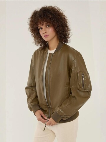 Hiccup - Casaco meia-estação em verde: frente