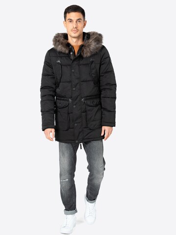 Superdry Parka zimowa 'Chinook' w kolorze czarny