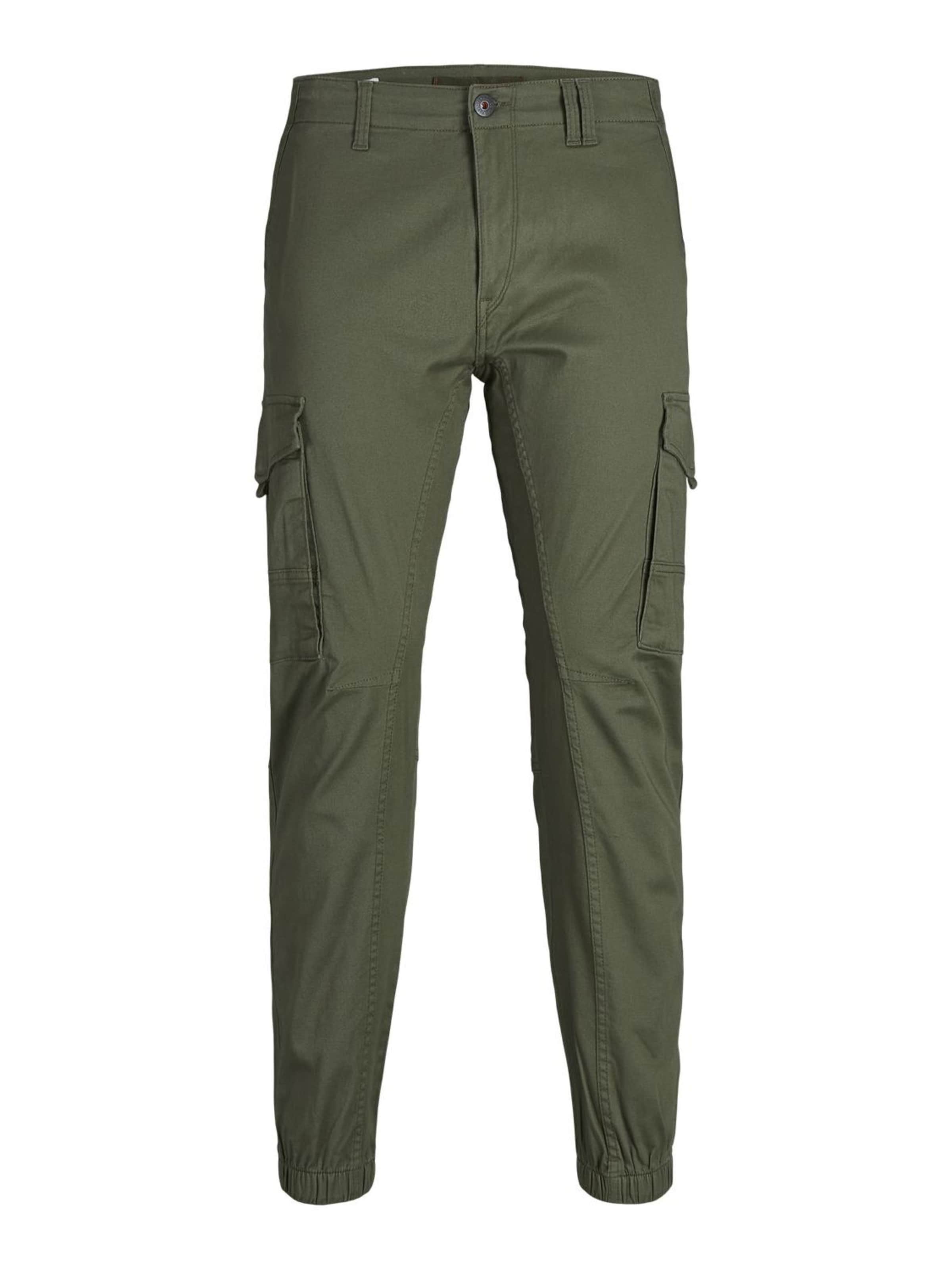 Jack & Jones Junior Tapered Hose 'JJIPaul JJFlake' in Grün: Vorderseite