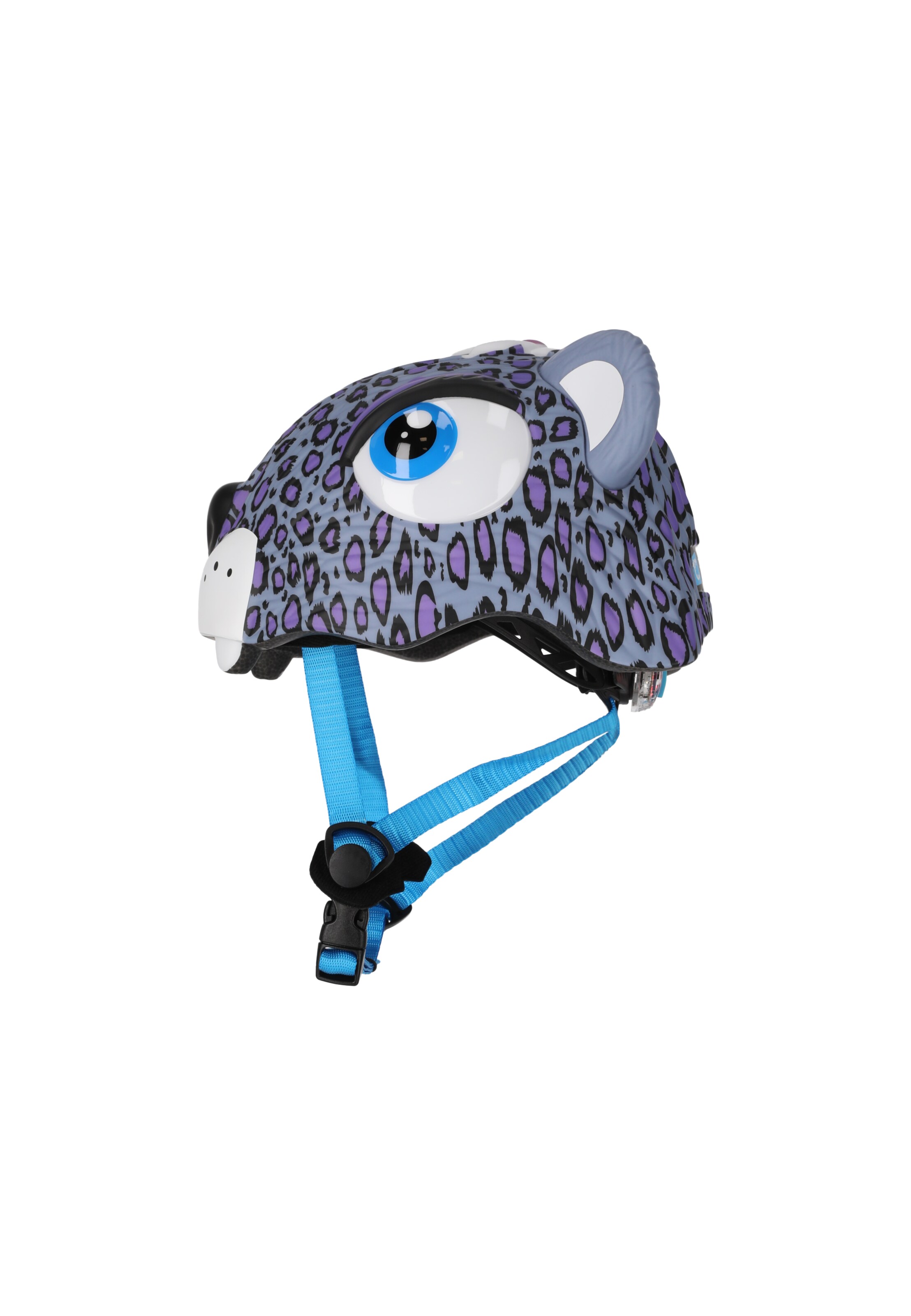 Crazy Safety Fahrradhelm 'Leopard' in Lila