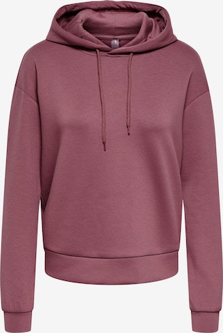 Felpa sportiva di ONLY PLAY in marrone: frontale