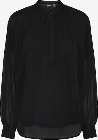 PIECES - Blusa 'SIA' en negro: frente