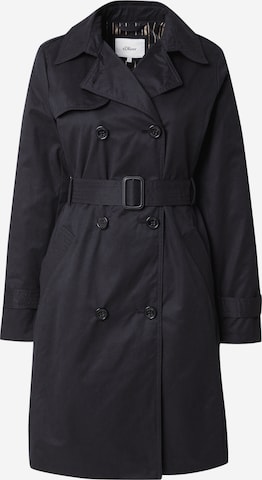 Manteau mi-saison s.Oliver en noir : devant