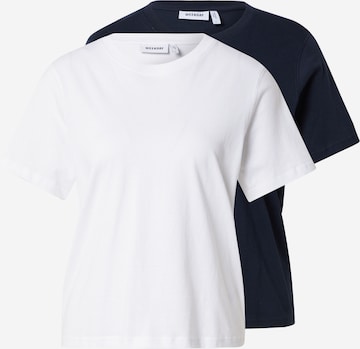 T-shirt 'Essence Standard' WEEKDAY en bleu : devant