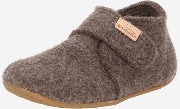Pantoufle Living Kitzbühel en marron : devant