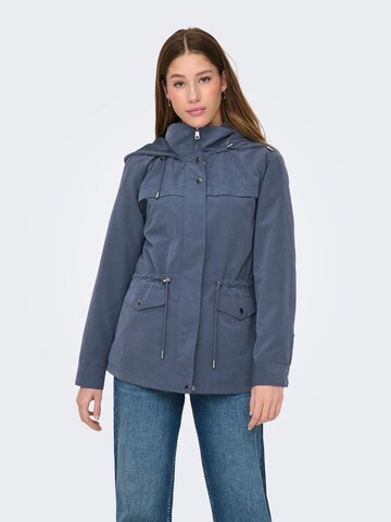 ONLY Between-Seasons Parka in Blue: front