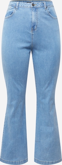 Jeans Nasty Gal Plus pe albastru denim, Vizualizare produs
