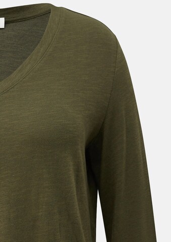T-shirt s.Oliver CURVE en vert : devant