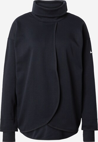 NIKE Sportief sweatshirt in Zwart: voorkant