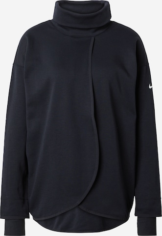NIKE Αθλητική μπλούζα φούτερ σε μαύρο: μπροστά