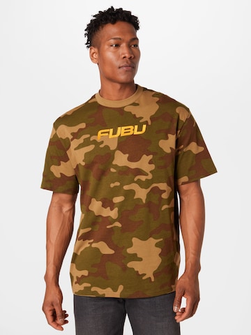 T-Shirt FUBU en vert : devant