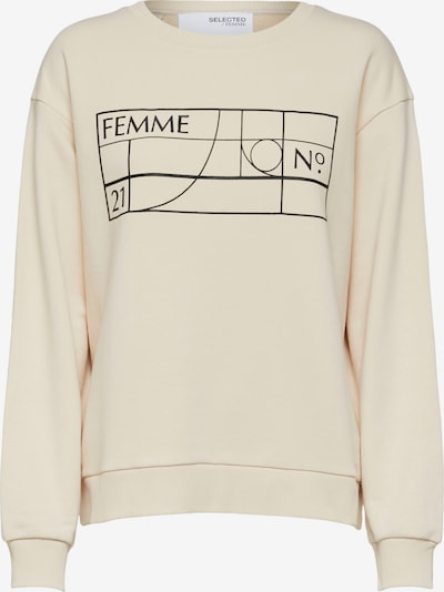 SELECTED FEMME Sweatshirt 'Cami' i sand / sort, Produktvisning