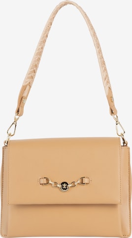 DreiMaster Klassik Schultertasche in Beige: predná strana