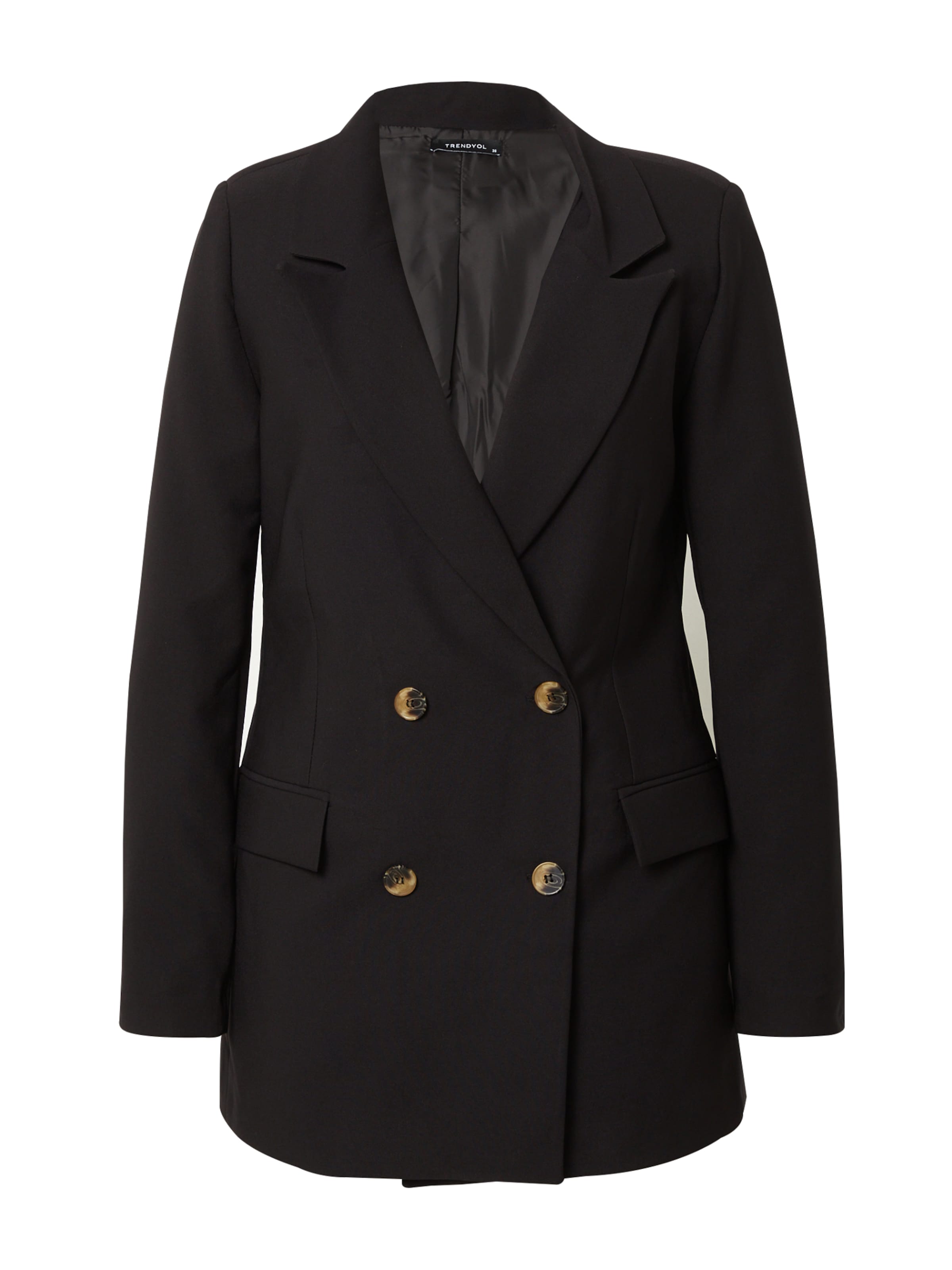 Trendyol Bleiser, värv must: eest vaates