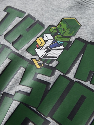 Felpa 'Minecraft' di NAME IT in grigio