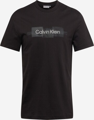 Calvin Klein T-shirt i svart: framsida