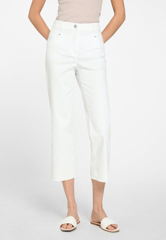 Peter Hahn Regular Jeans in Wit: voorkant