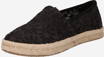 TOMS Espadrilles - fekete: elől