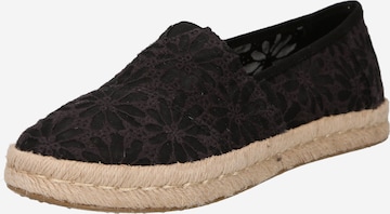 TOMS Espadrilles in Black: front