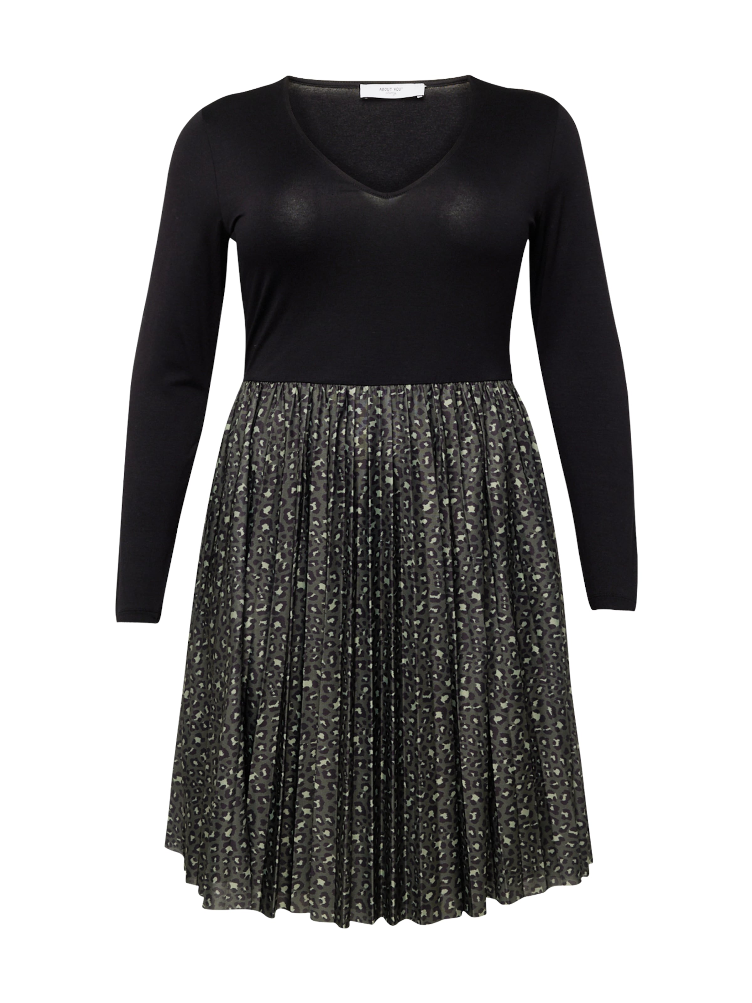 ABOUT YOU Curvy Dress 'Geeske' in Black: front