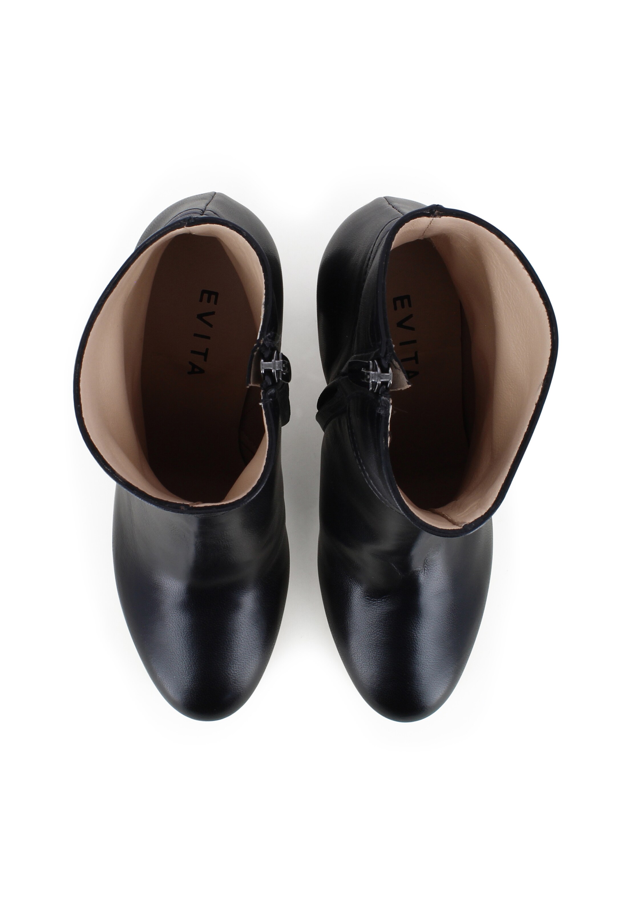 EVITA Enkellaarsjes 'Carla' in Zwart