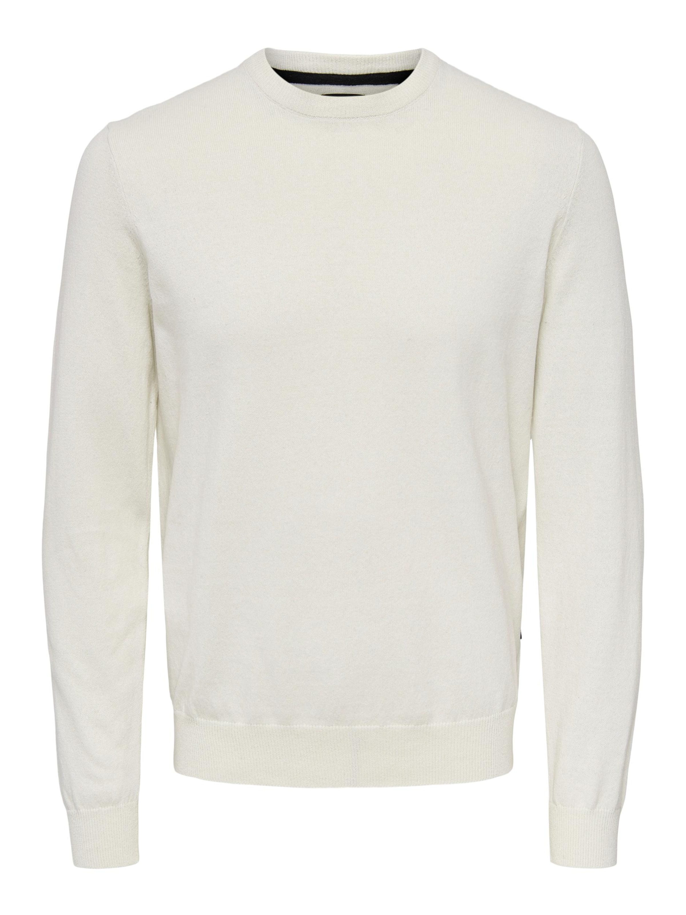 Only & Sons Свитер 'REX' в Белый: спереди