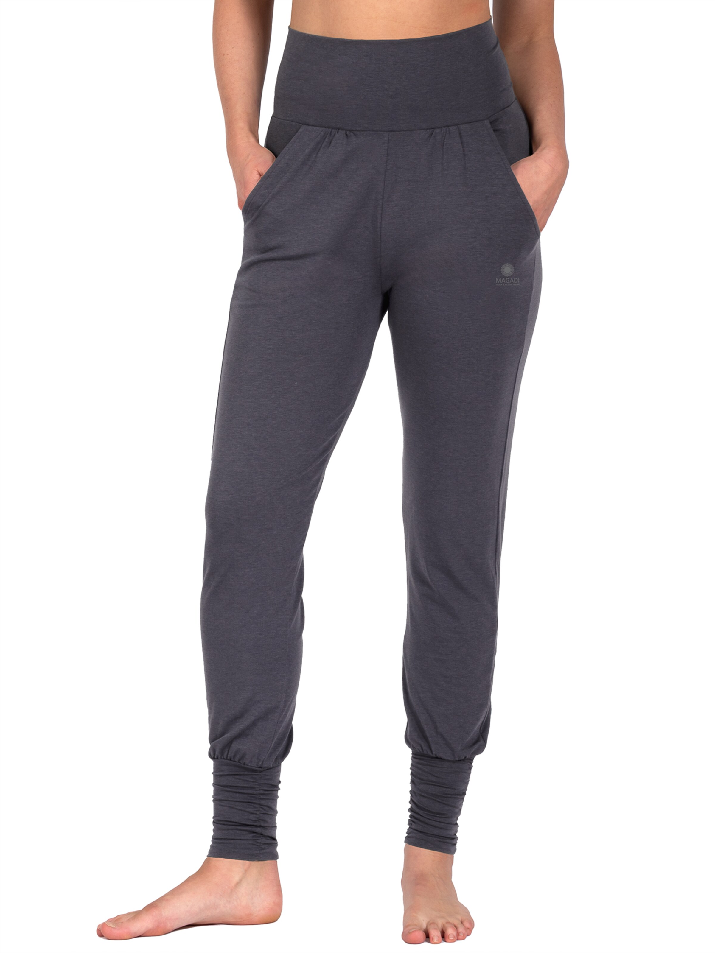 Magadi Sporthose 'Paula'‌‌‌‌‌‌‌‌ in Grau: Vorderseite