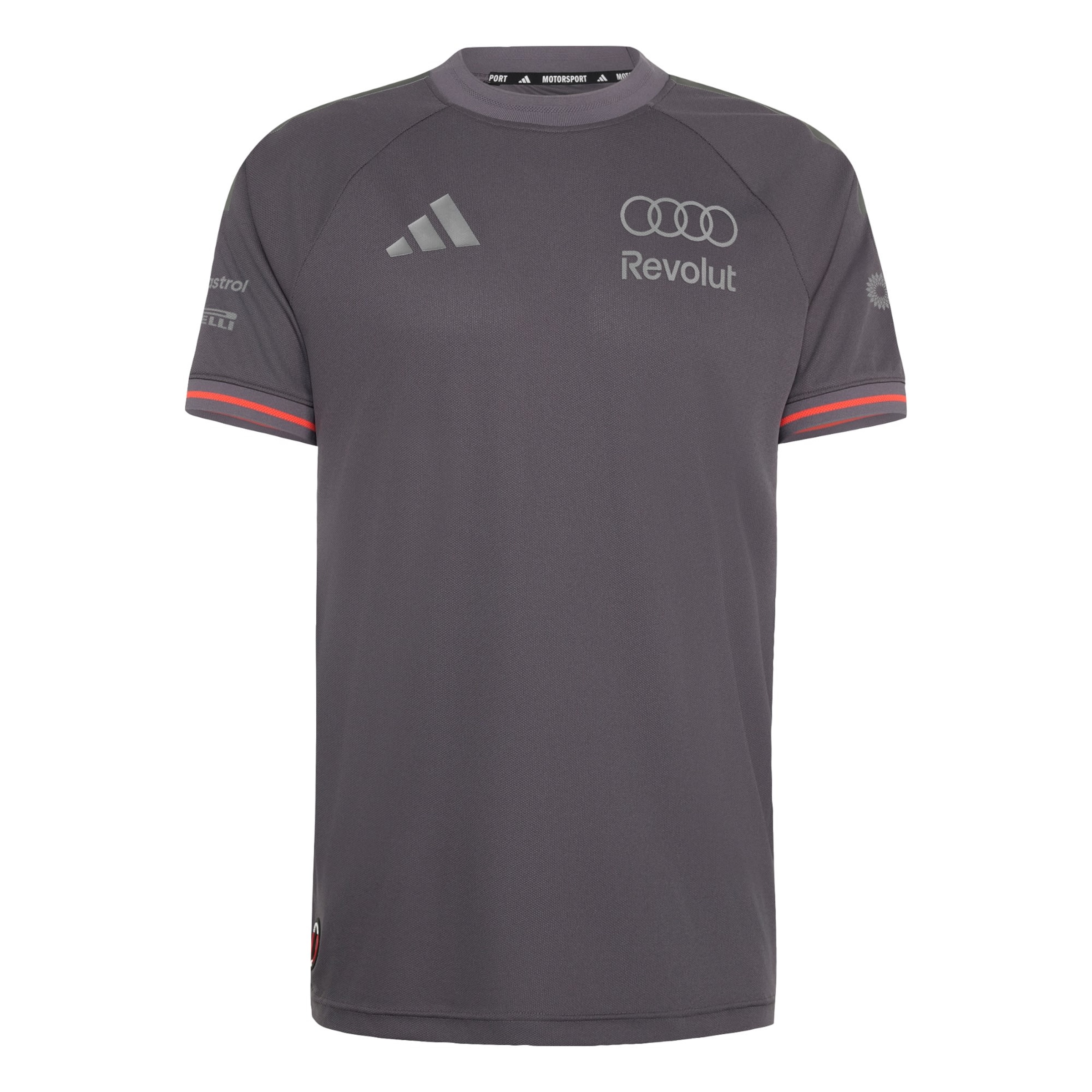 ADIDAS PERFORMANCE Functioneel shirt 'Audi Formula One Team Authentic' in Grijs: voorkant