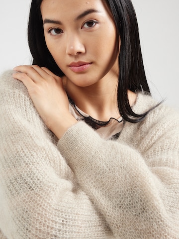 TWNS THE LABEL Knit cardigan 'Erie' in Beige
