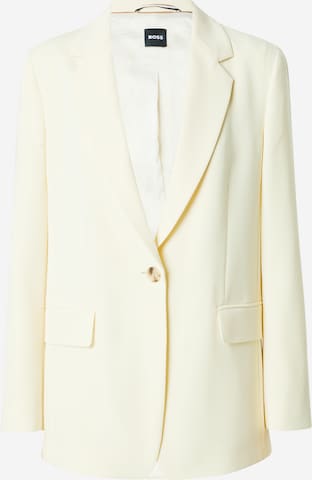 BOSS Black - Blazer 'Jocaluah' en amarillo: frente