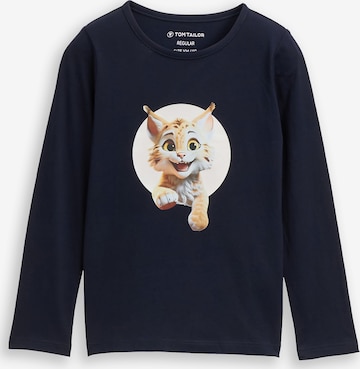 TOM TAILOR Póló - kék: elől