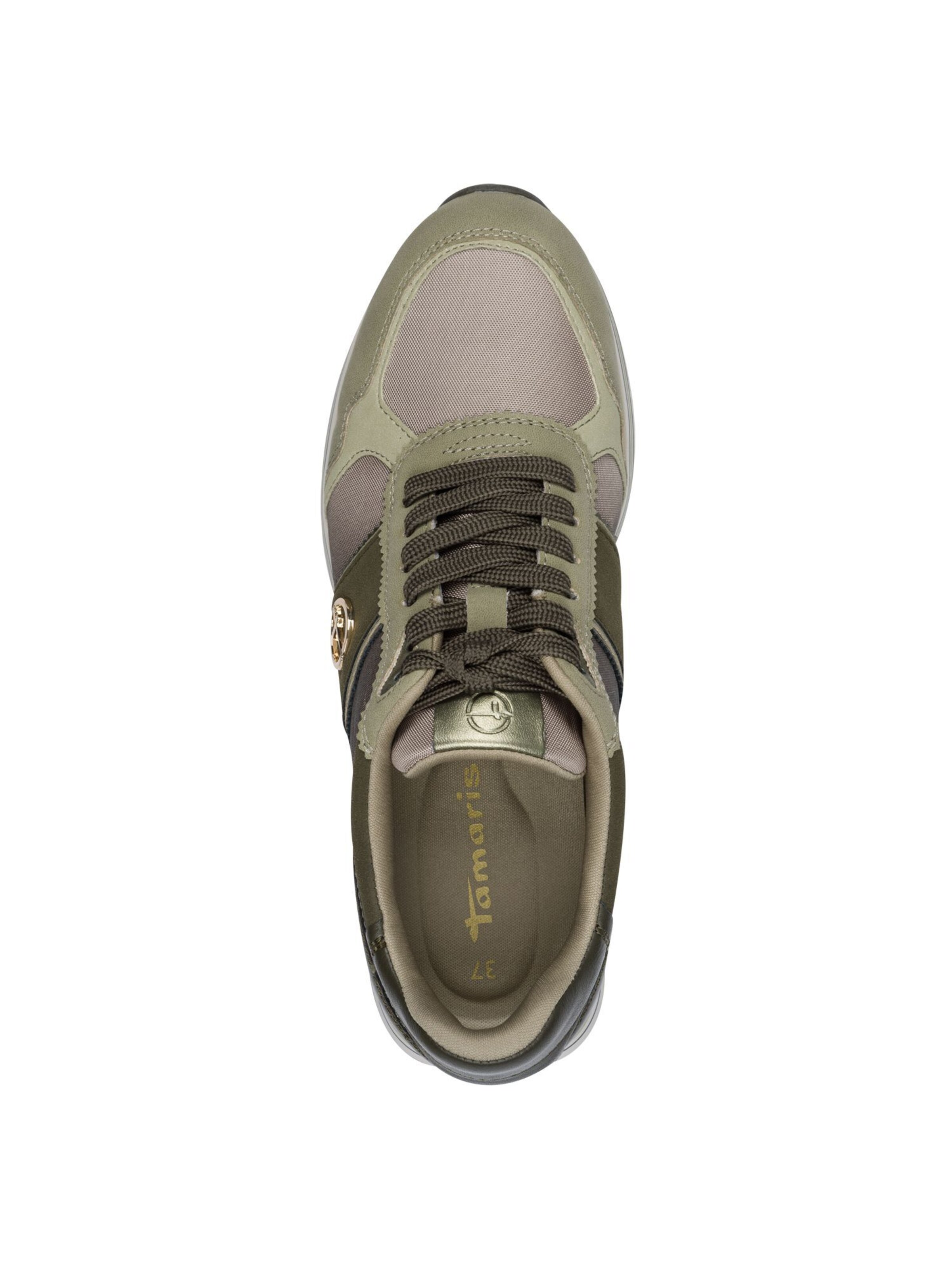 Baskets basses Tamaris en vert